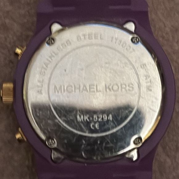 MICHAEL KORS, Chronograph Quartz Purple Dial Ladies Watch, MK5294 - Picture 11 of 13